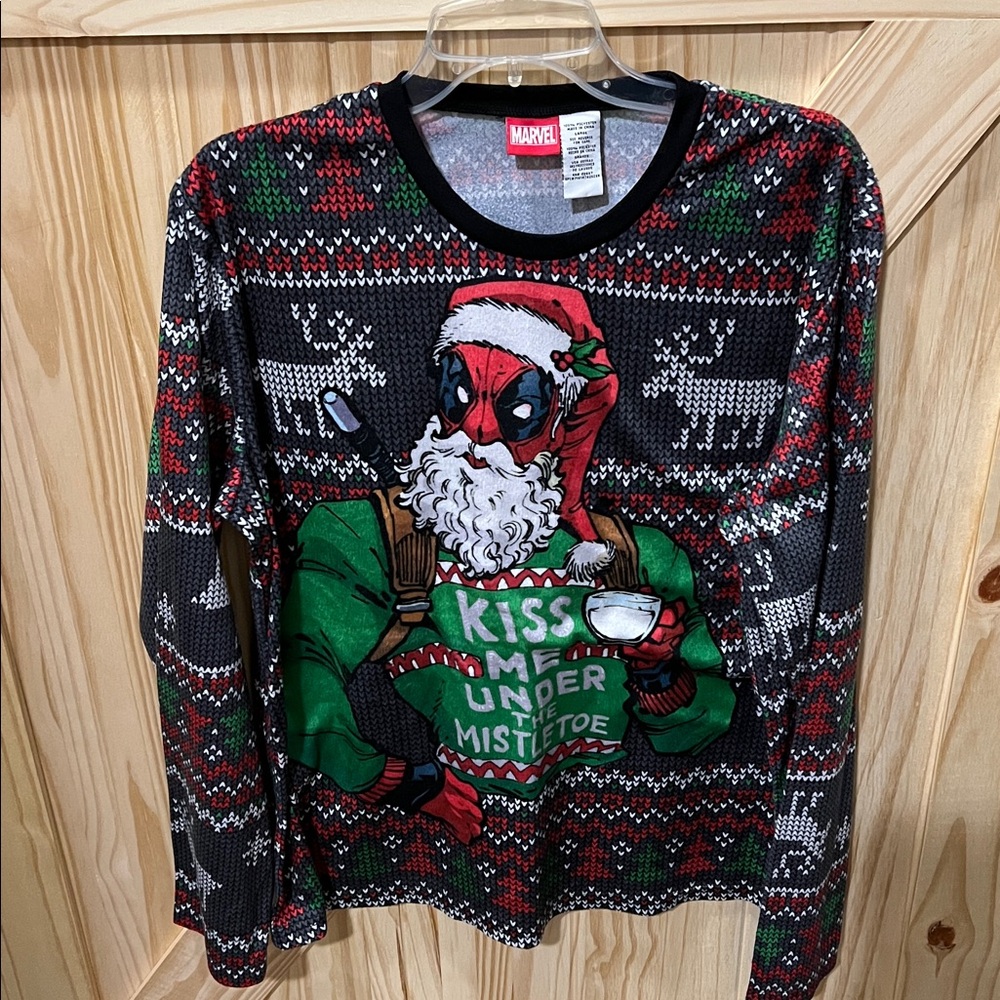 Marvel Black and Red Christmas shirt